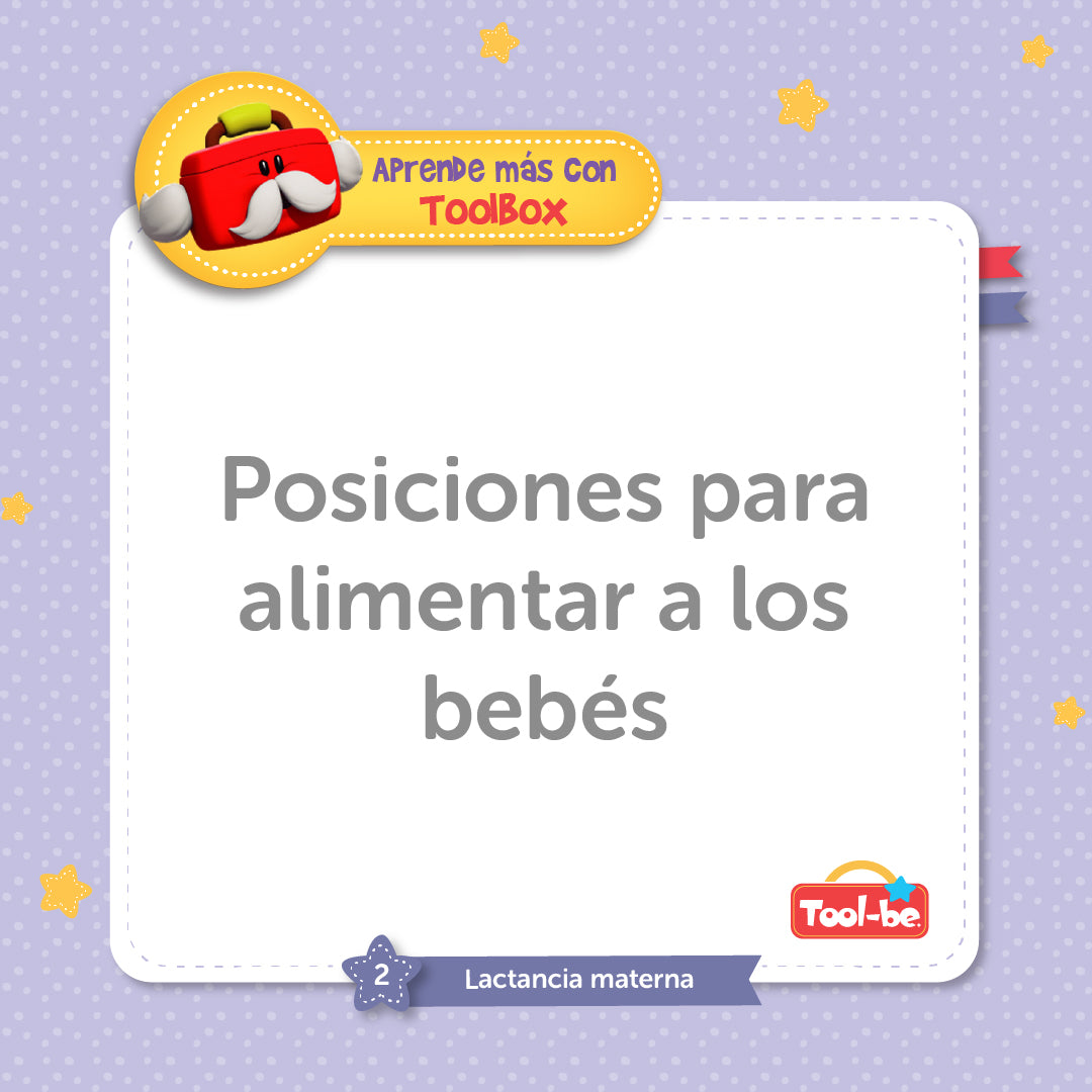 Posiciones para alimentar a los bebés