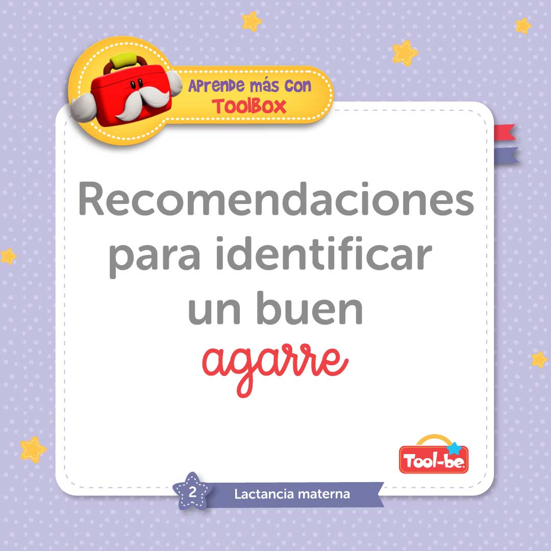 ¿Cómo debe ser el agarre del bebé al pecho?