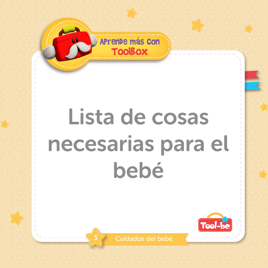 Lista de cosas necesarias para la llegada del bebé: todo lo que necesitas preparar