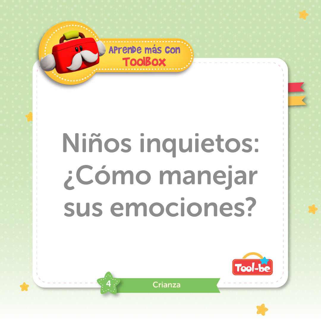 Restless children: How to manage their emotions? – Tool-be