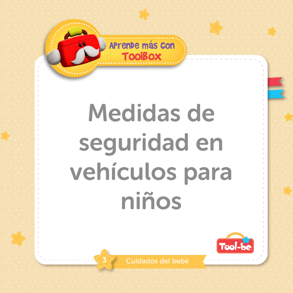 Medidas de seguridad en vehículos para niños