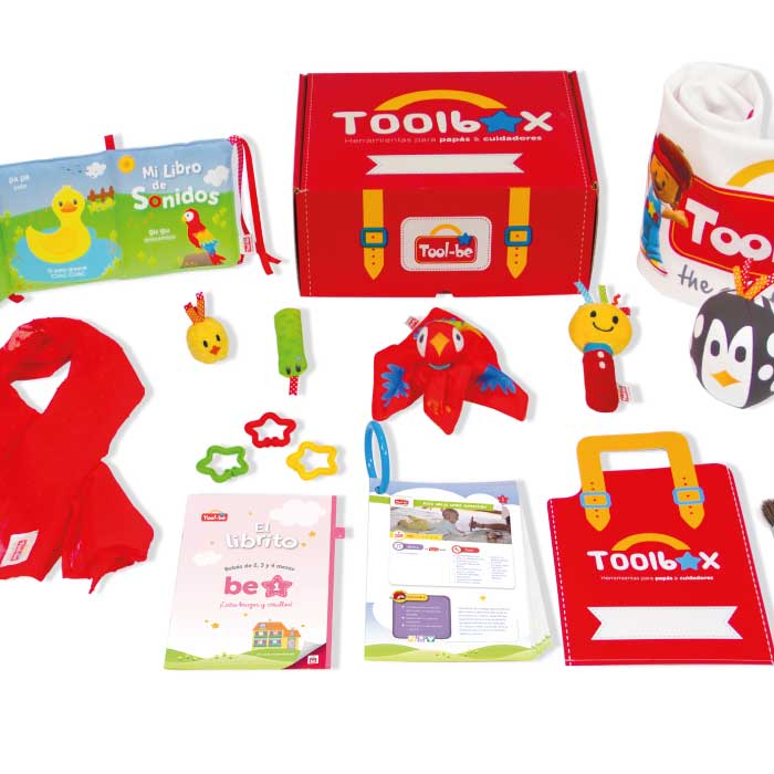 Toolbox - Kits de estimulación y desarrollo para padres y cuidadores