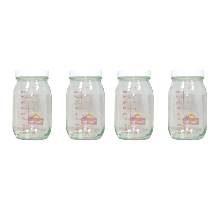 Set of Breast Milk Storage Bottles x 4