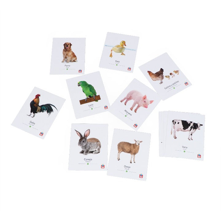 Flash Cards Animales de la Granja - Tool-be