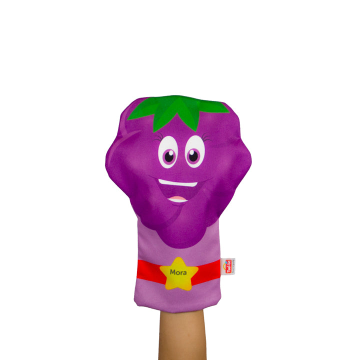 Set x 5 Fruit and Vegetable Puppets - The 5 Colors of Health
