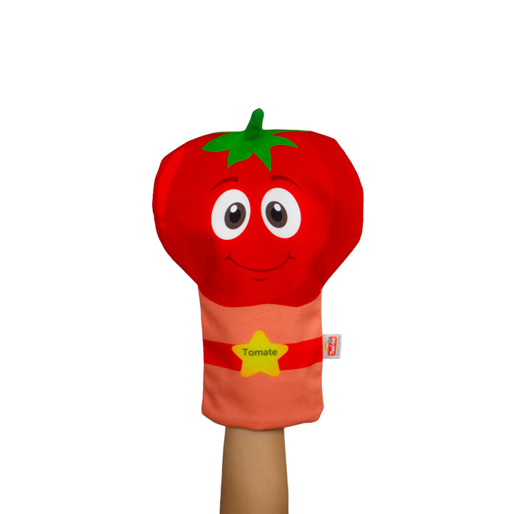 Set x 5 Fruit and Vegetable Puppets - The 5 Colors of Health